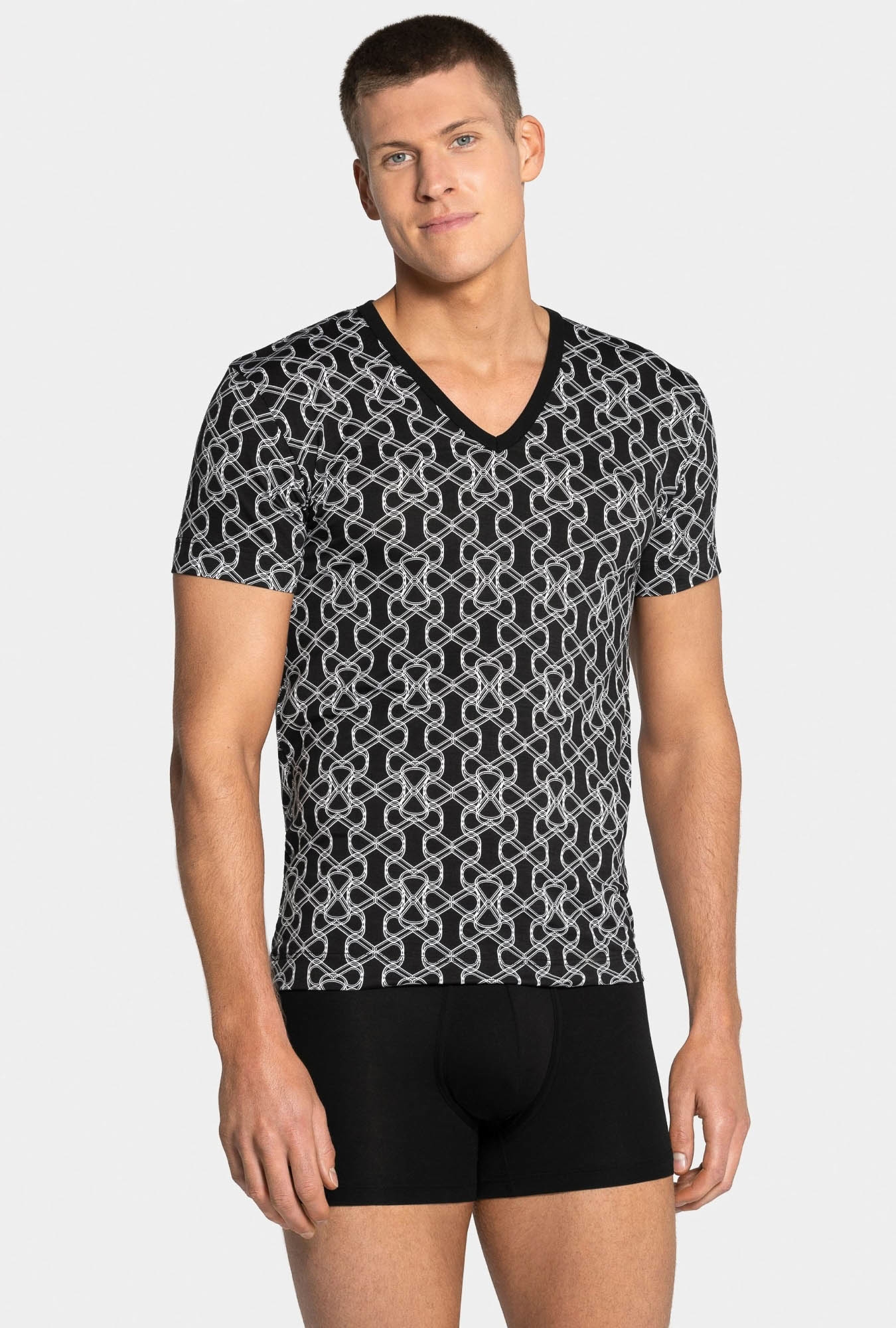 Nuit & Homewear Tee shirt noir ii1322l61
