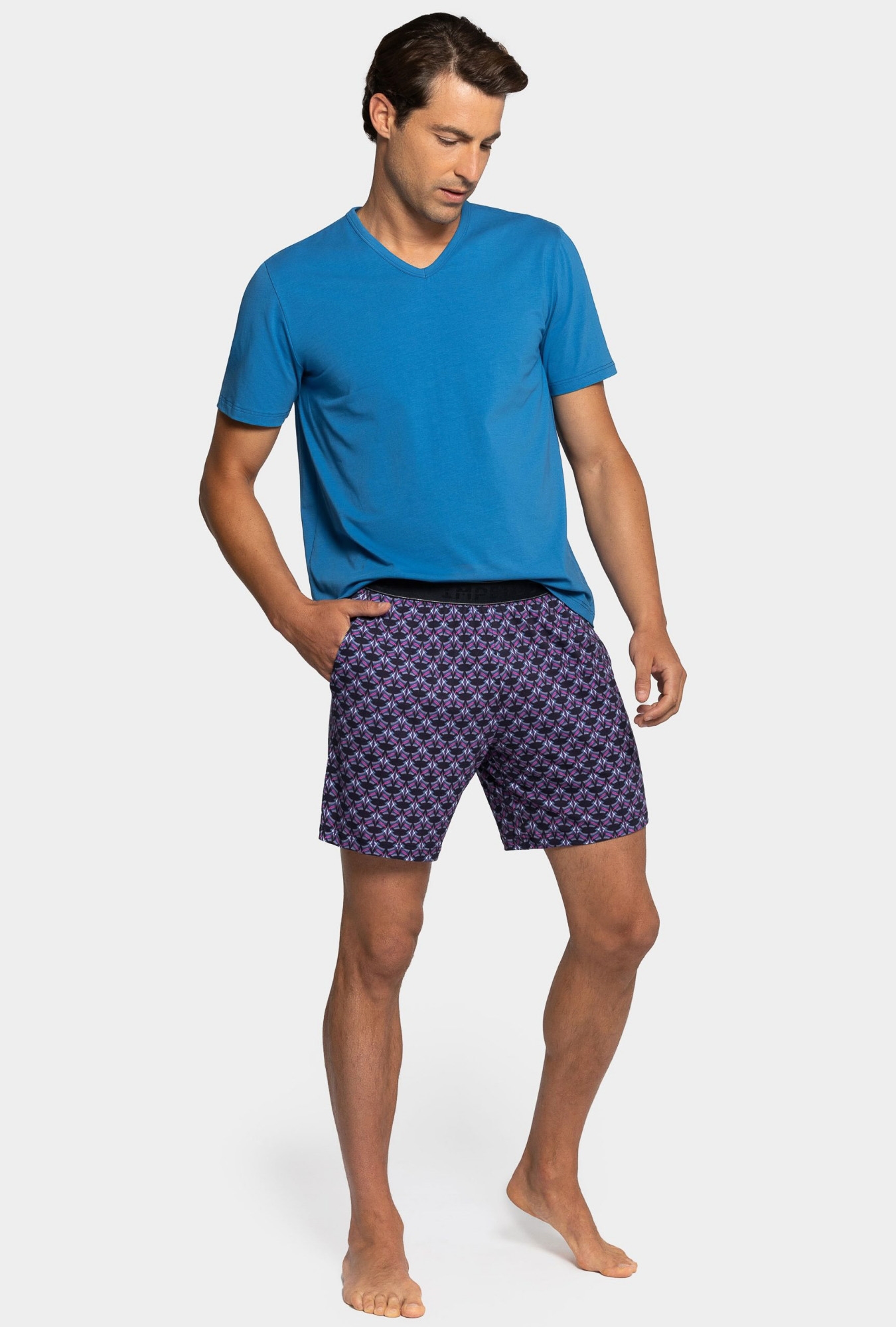 Nuit & Homewear Pyjama et Pyjacourt bleu im1512l67