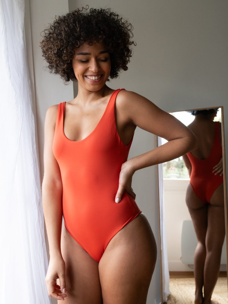 Bain Maillot de bain 1 Pièce papaya sunny