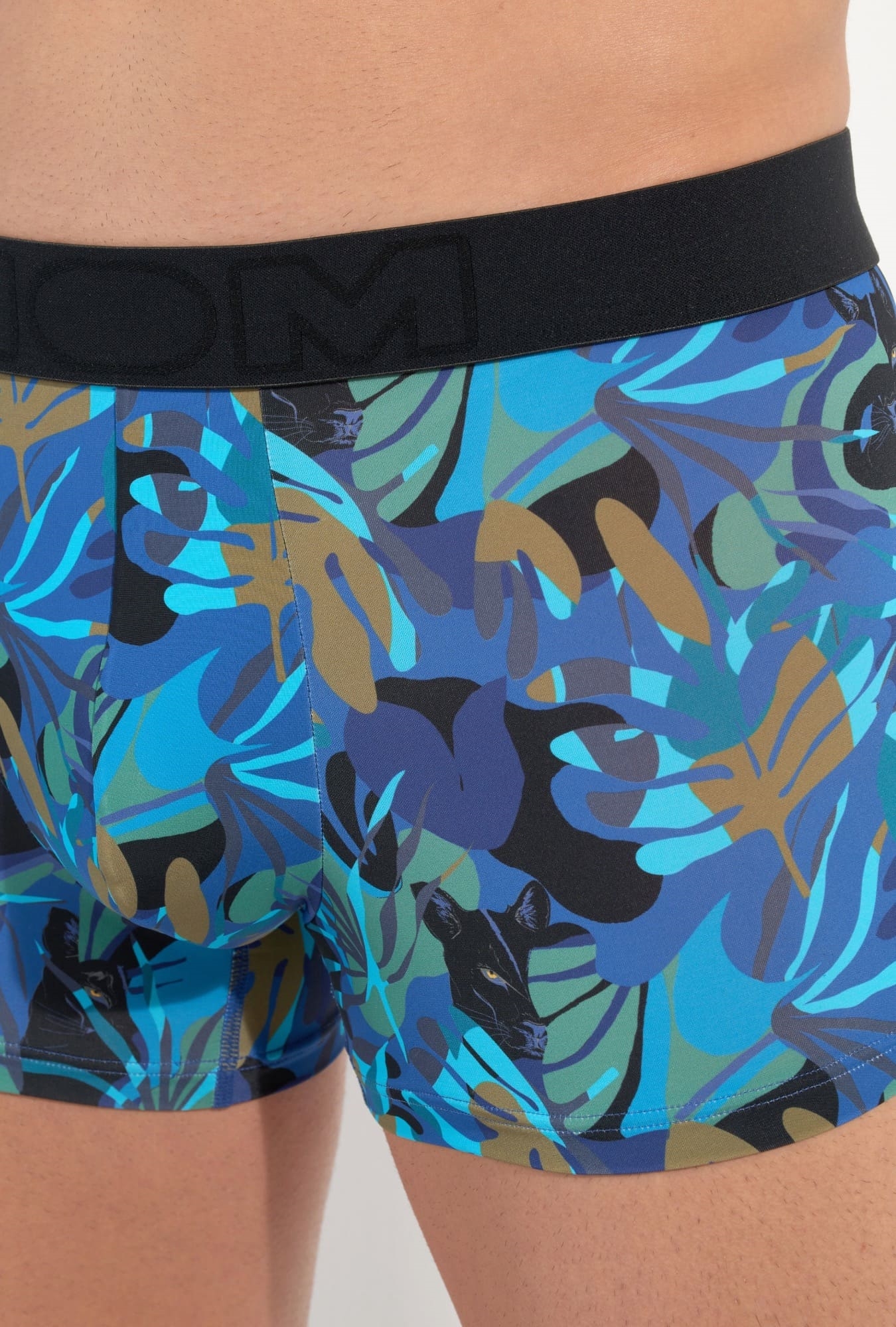Les dessous Boxer imprimé bleu 402856