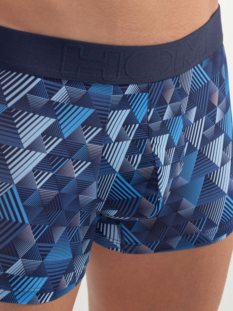 Les dessous Boxer imprimé bleu 402858