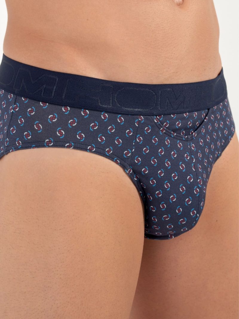 Les dessous Slip imprimé marine 402843