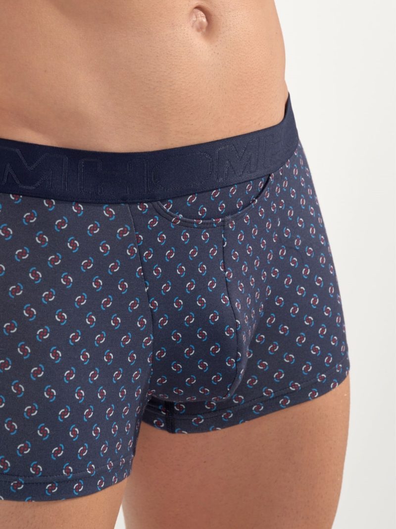 Les dessous Boxer imprimé marine 402844