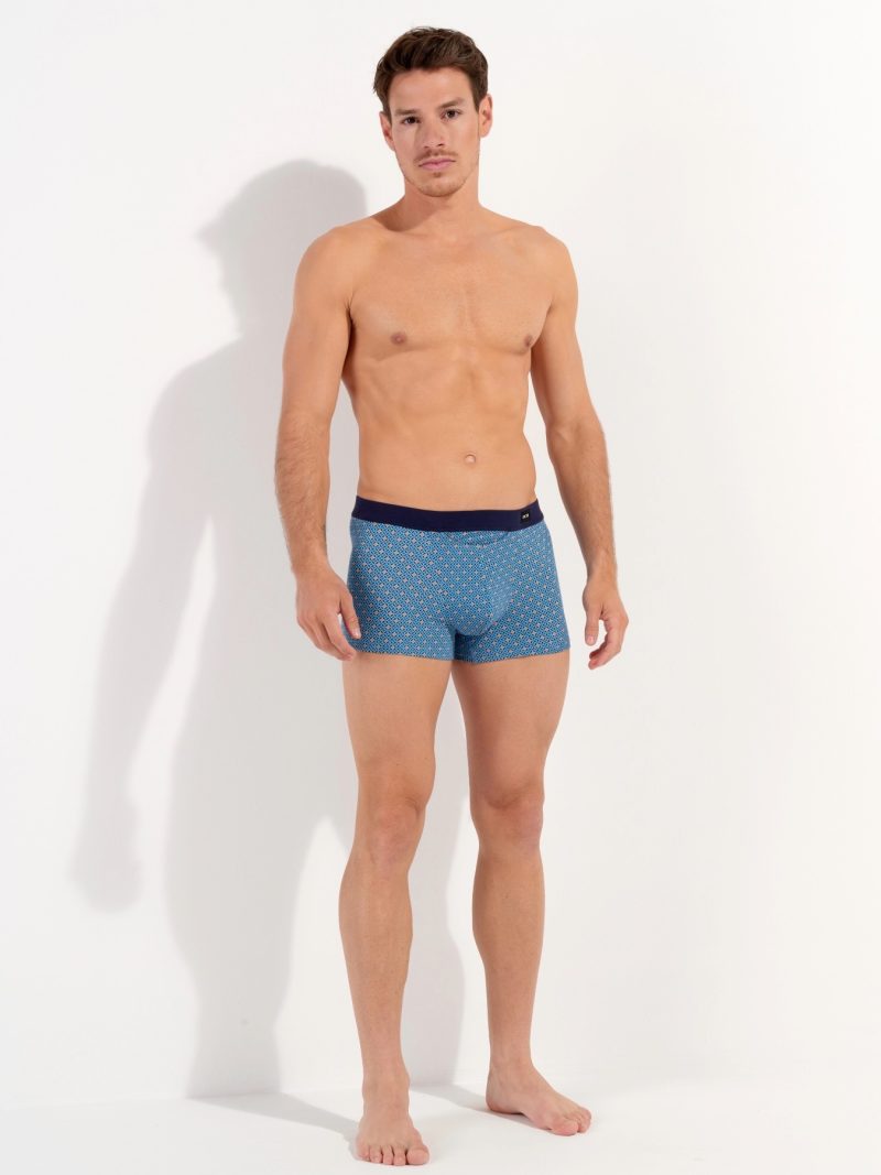 Les dessous Slip bleu imprimé 402967