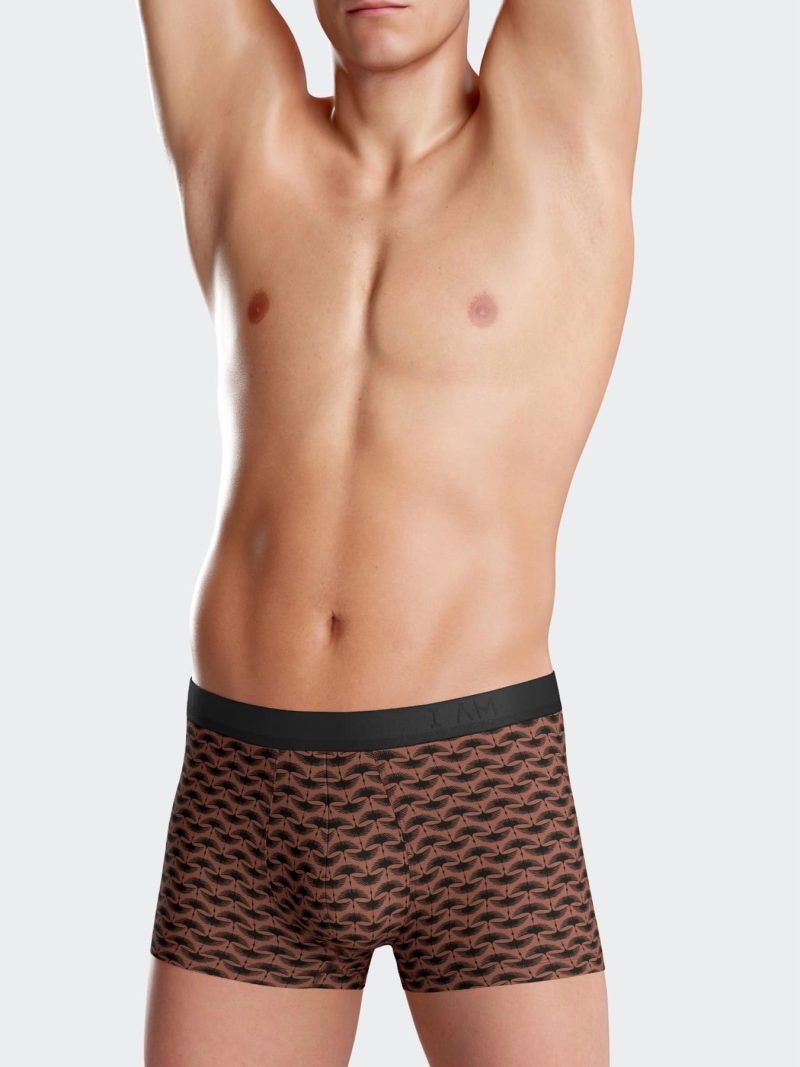 Les dessous Boxer marron ii1221m96