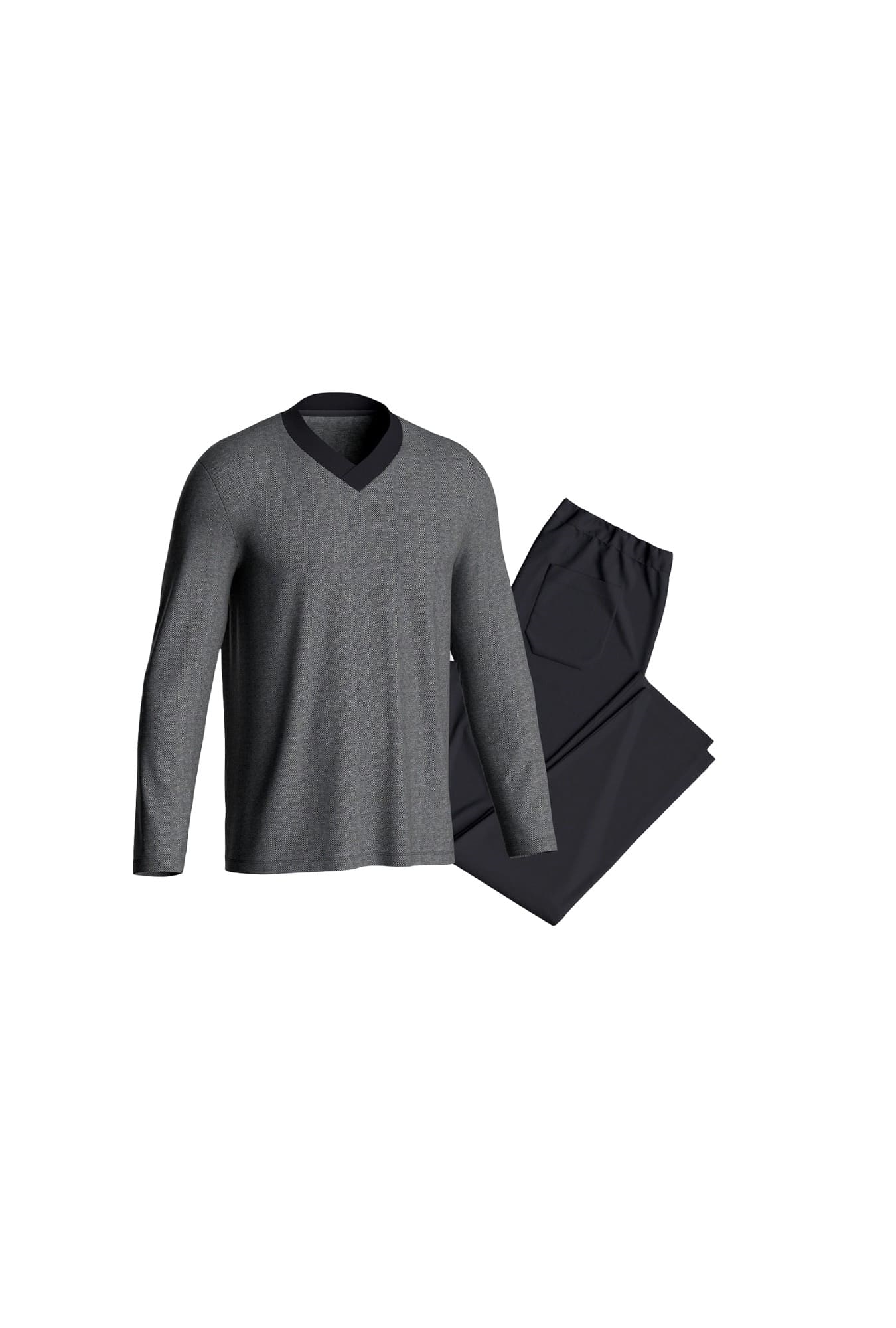 Nuit & Homewear Pyjama et Pyjacourt bleu im1552m79 – Image 4