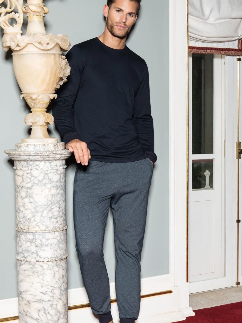 Nuit & Homewear Pyjama et Pyjacourt bleu marine im1551m80