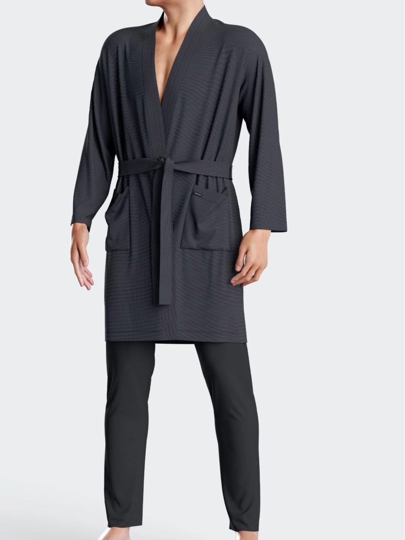 Nuit & Homewear Robe de Chambre et Peignoir bleu marine im1641m80