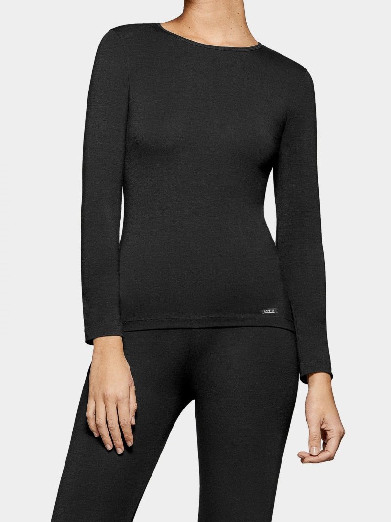 Lingerie Fine Top / Pull noir 8368606