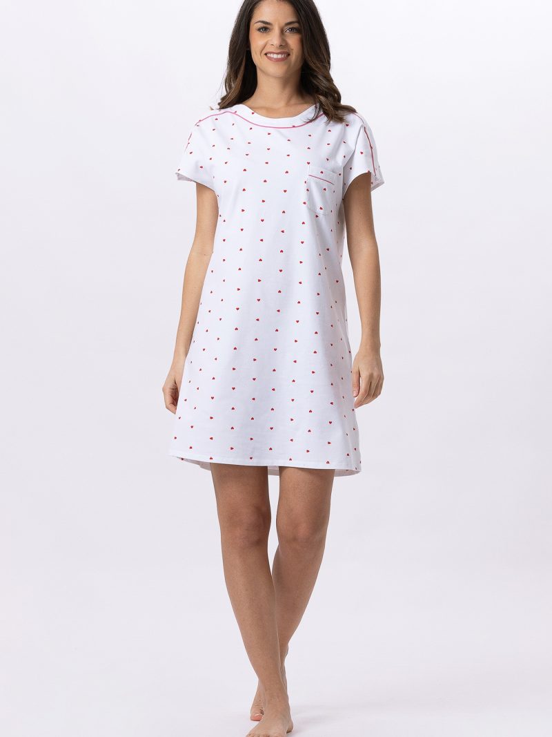 Nuit & Homewear Chemise de nuit blanc c728ach