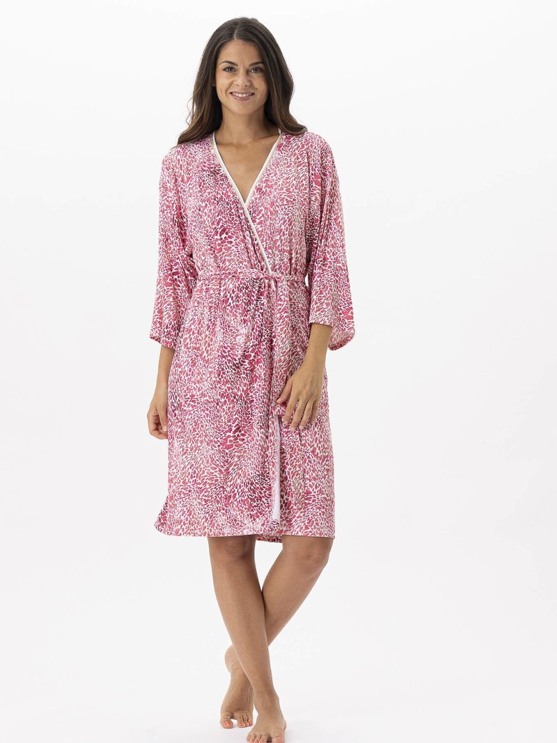 Nuit & Homewear Kimono / Deshabillé fraise c713eki