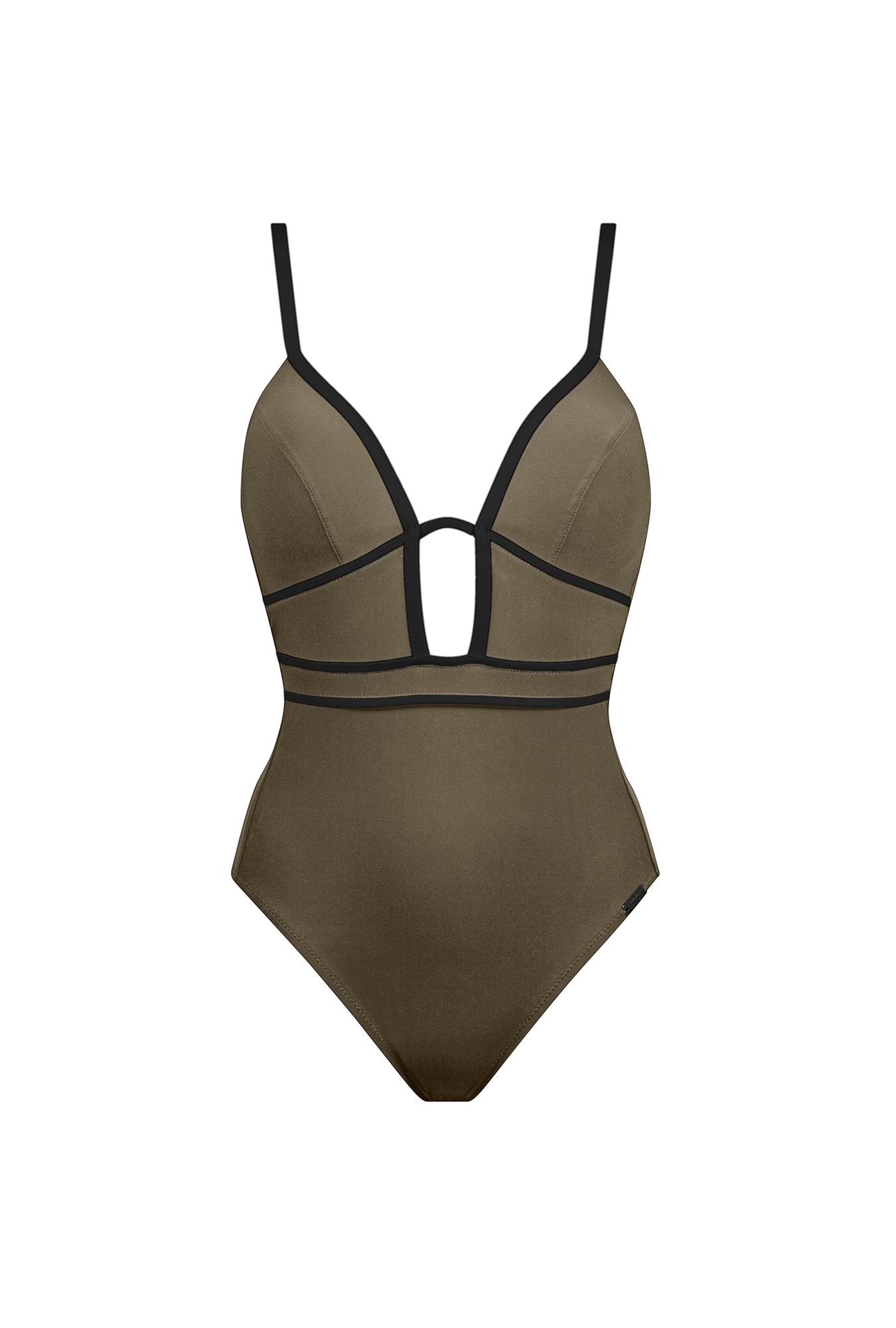 Bain Maillot de bain 1 Pièce 857 olive black 8998 – Image 11