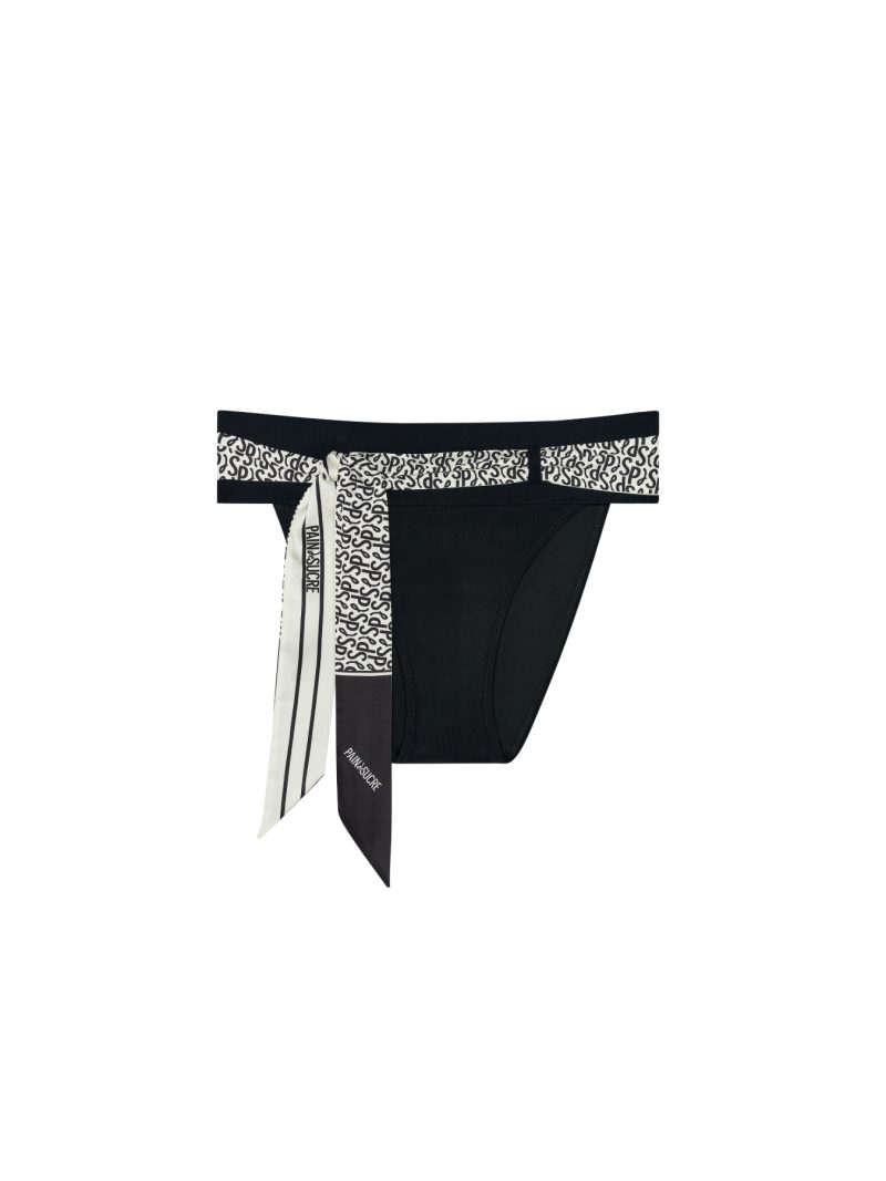 Bain Bas de maillot noir kath