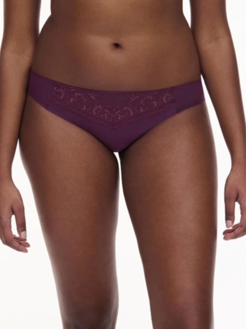 Culottes Slip aubergine camaieu c16b30