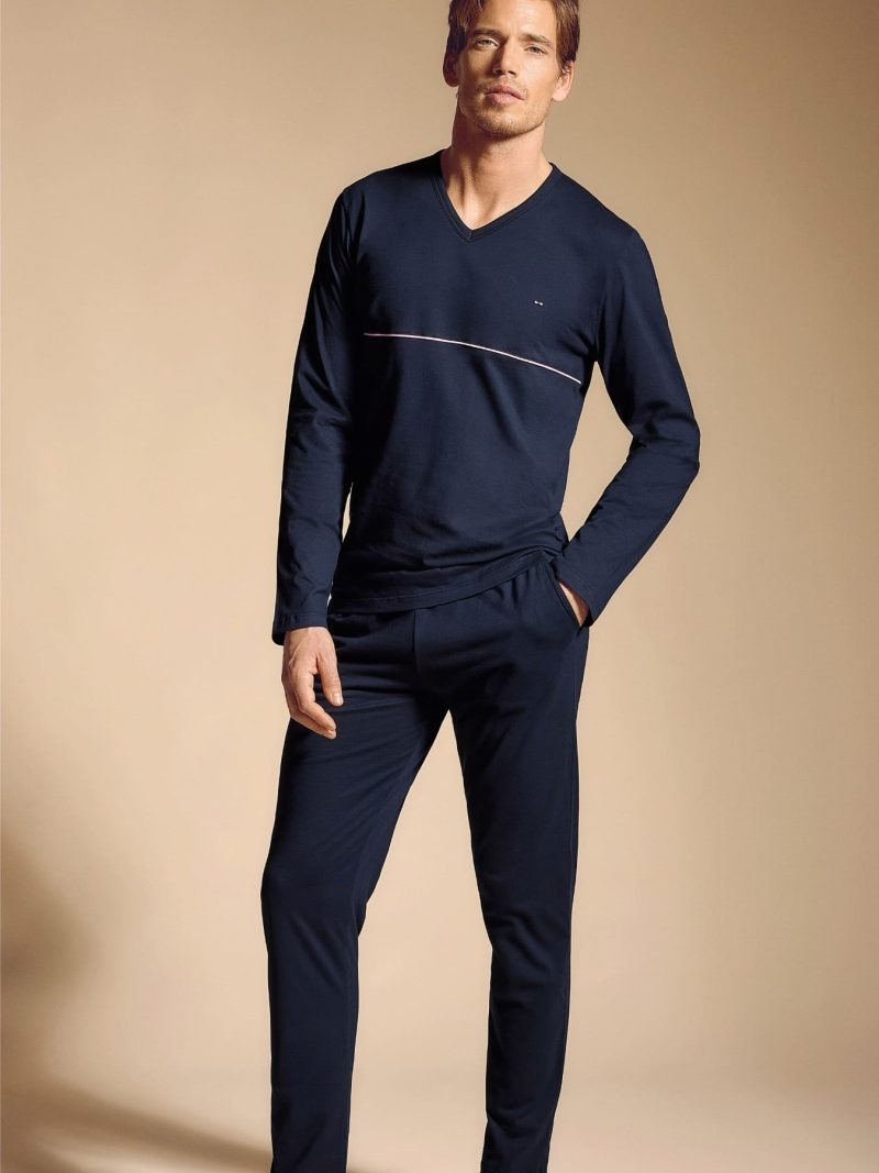 Nuit & Homewear Pyjama et Pyjacourt marine ep1552h52