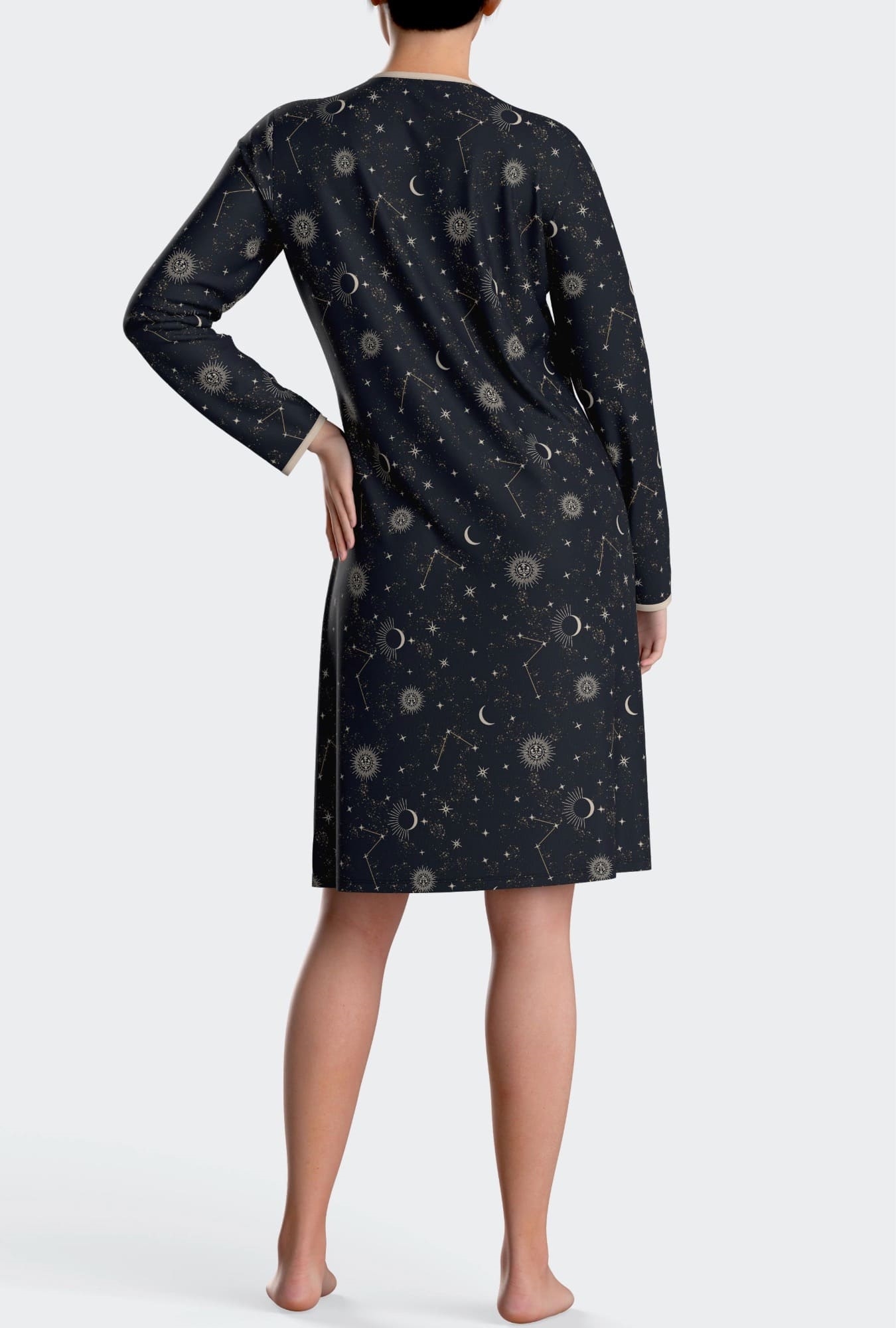 Nuit & Homewear Chemise de nuit marine im8661n16 – Image 2