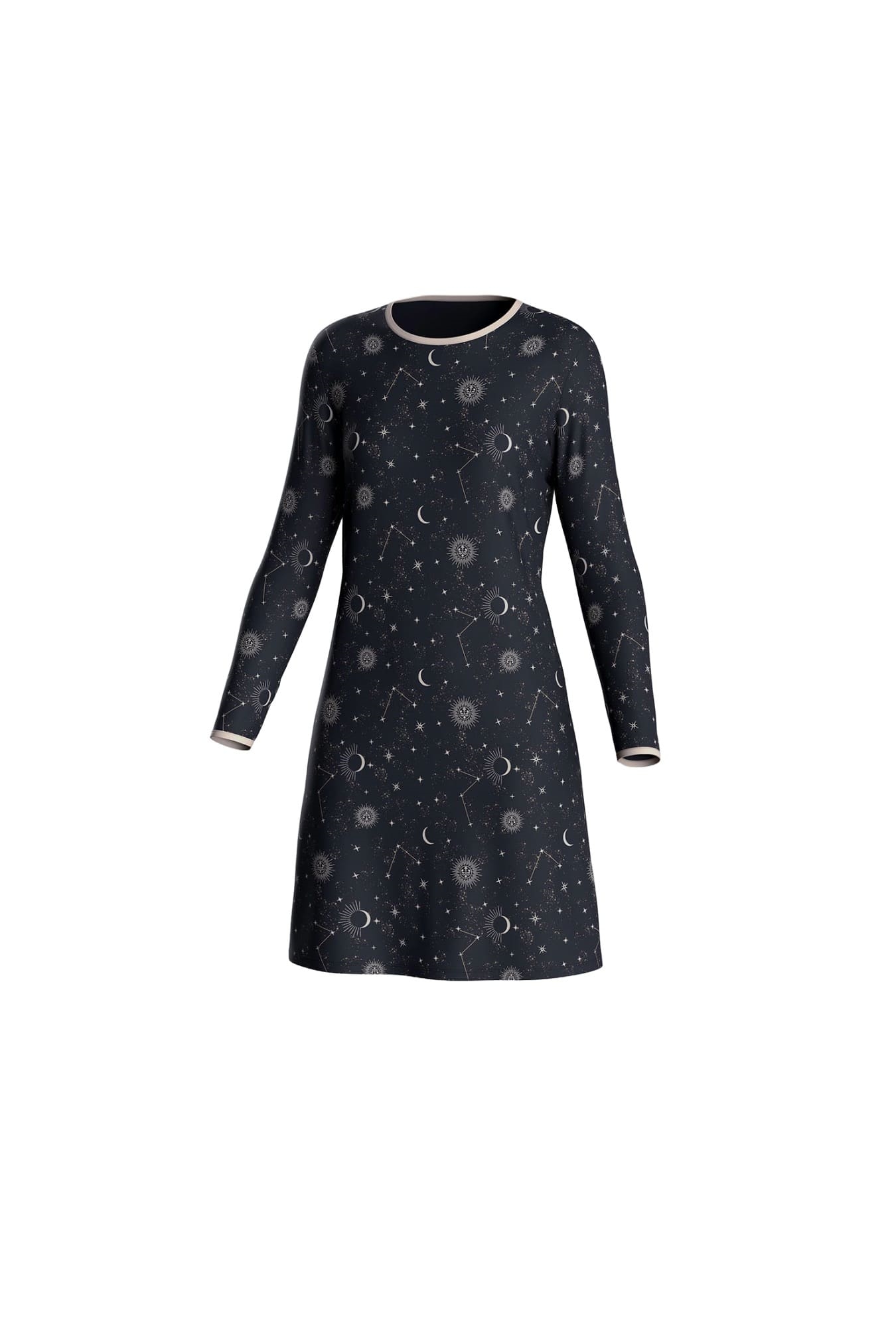 Nuit & Homewear Chemise de nuit marine im8661n16 – Image 3