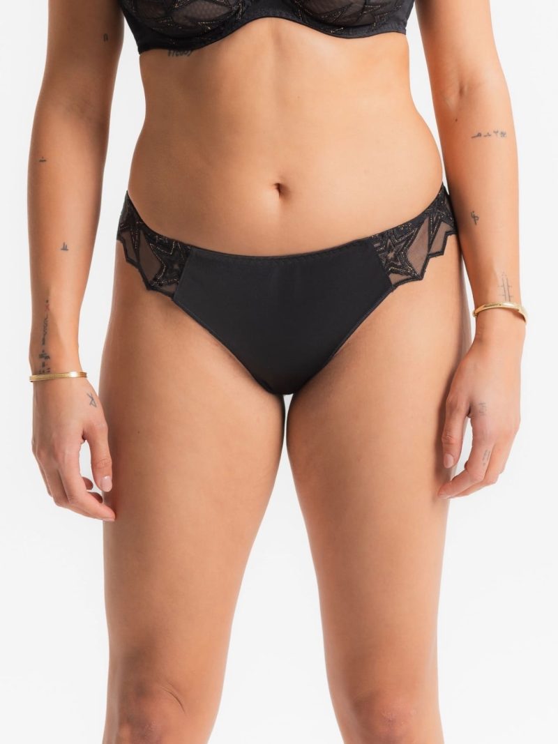 Culottes String / Tanga noir 531*65