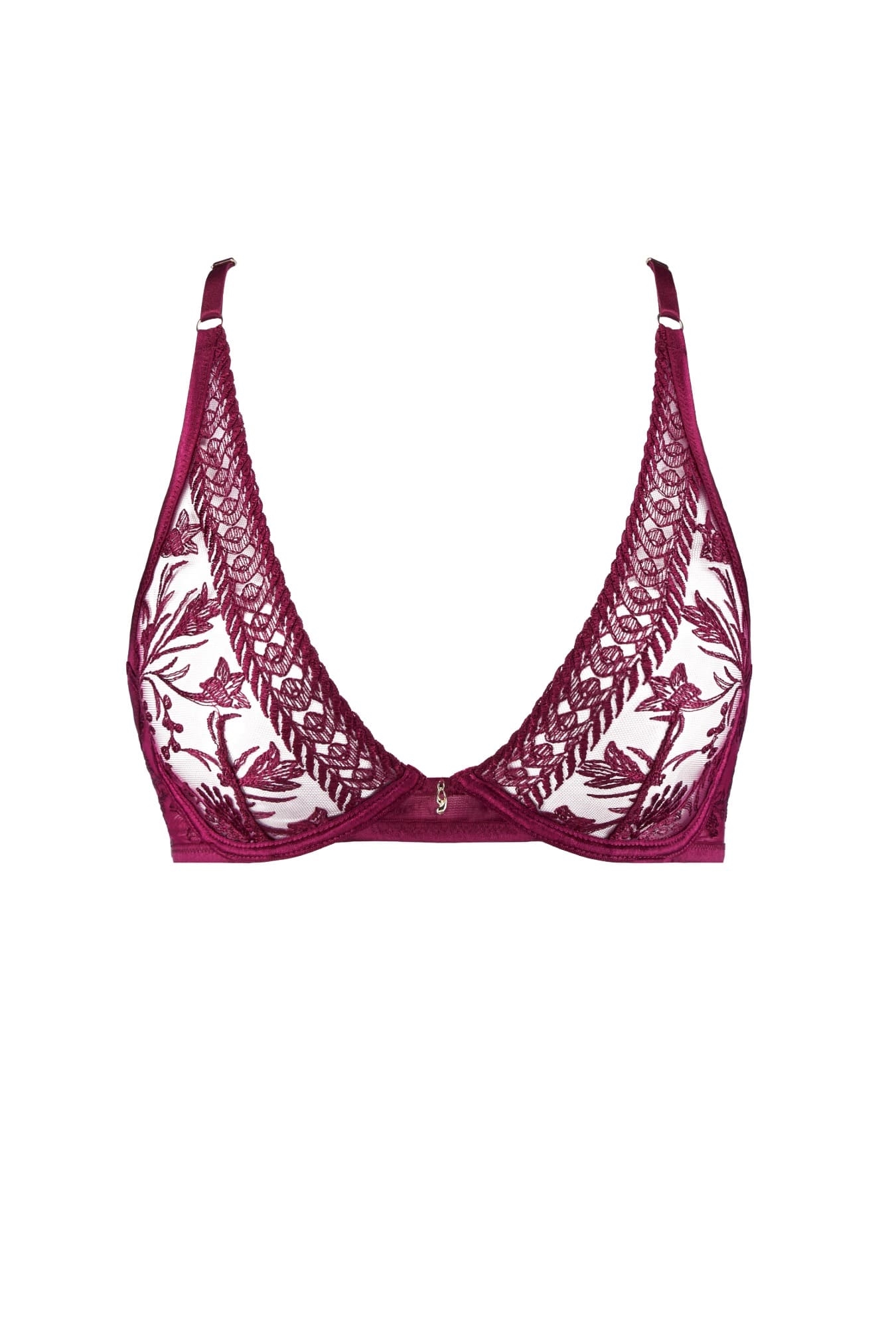 Soutiens-Gorge Triangle crimson red 2dn12