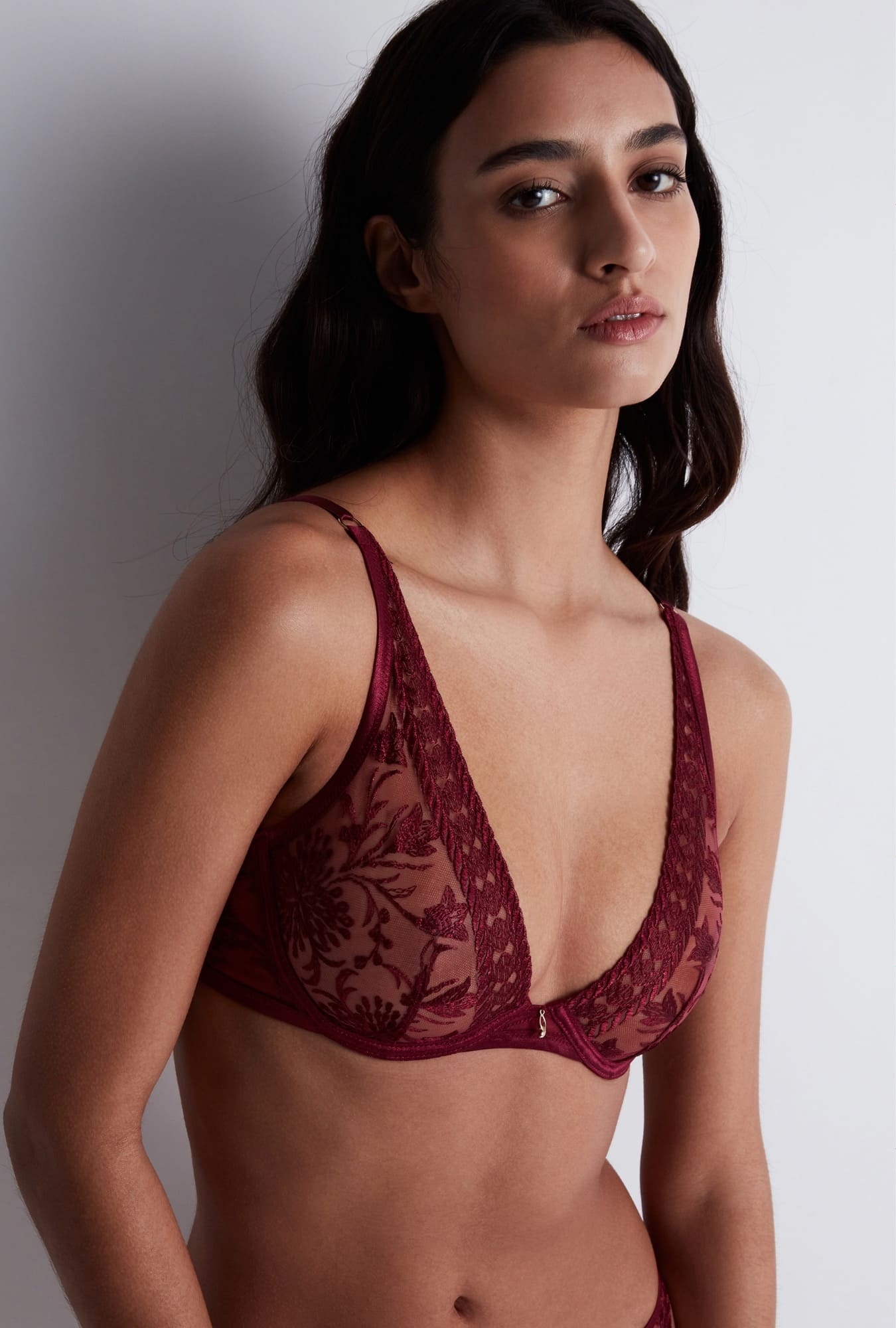Soutiens-Gorge Triangle crimson red 2dn12 – Image 2