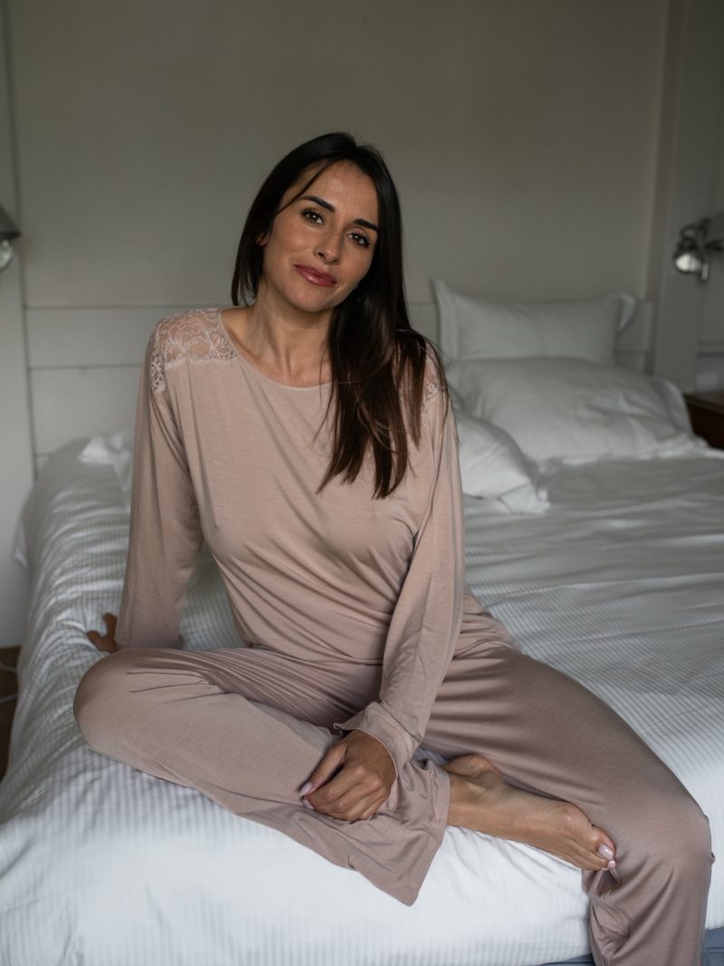 Nuit & Homewear Pyjama / Pyjacourt café creme 221c104