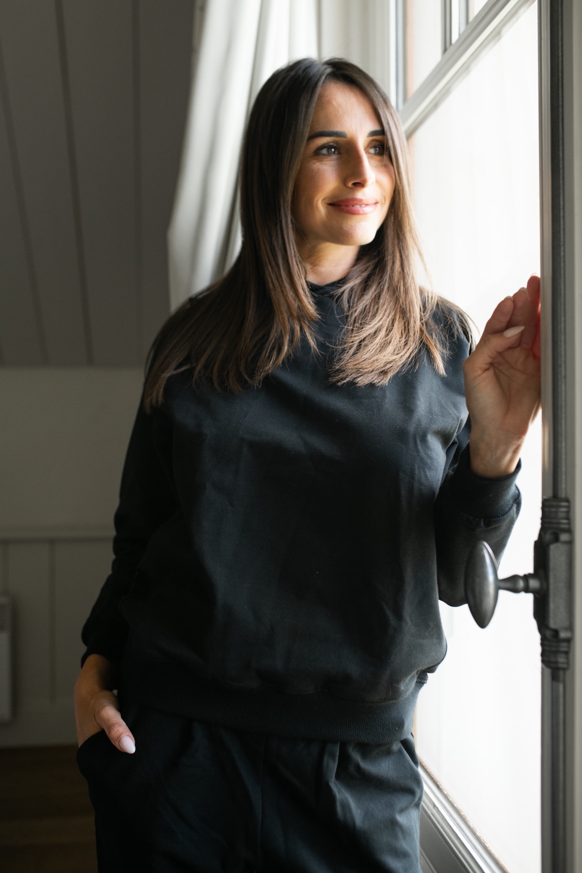 Nuit & Homewear Ensemble détente noir 221l101