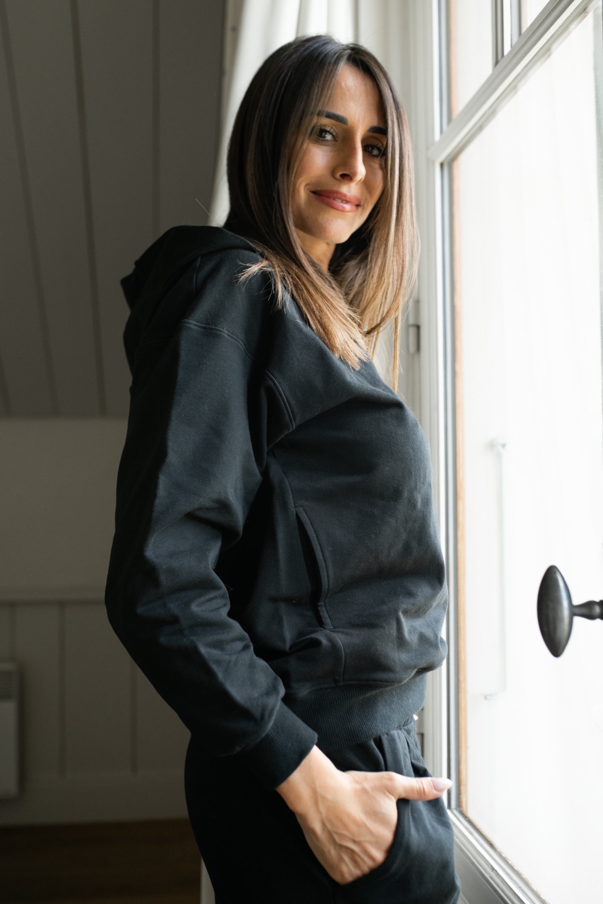 Nuit & Homewear Ensemble détente noir 221l101 – Image 2