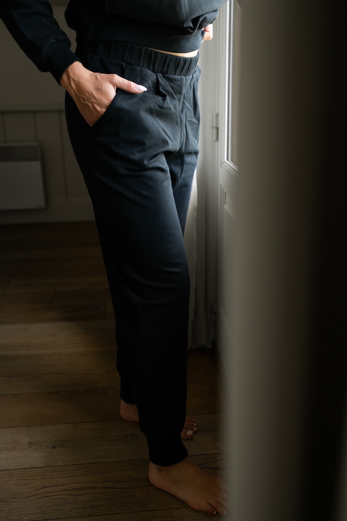 Nuit & Homewear Ensemble détente noir 221l101 – Image 6