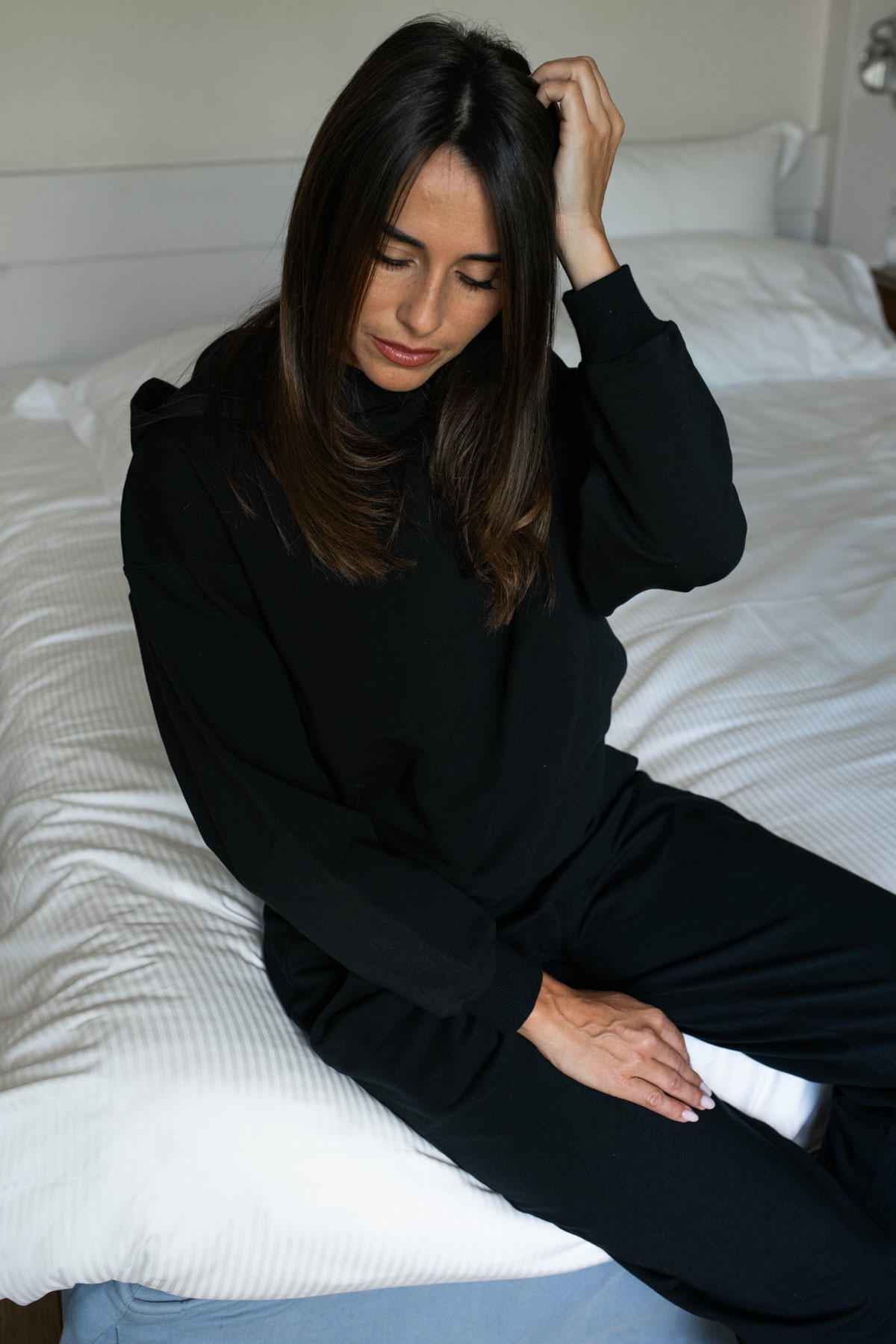 Nuit & Homewear Ensemble détente noir 221l101 – Image 7