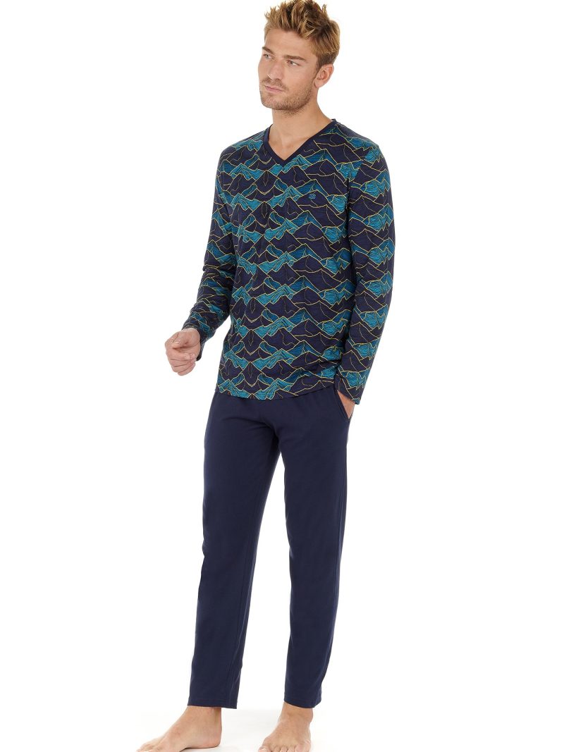 Nuit & Homewear Pyjama et Pyjacourt marine 402614