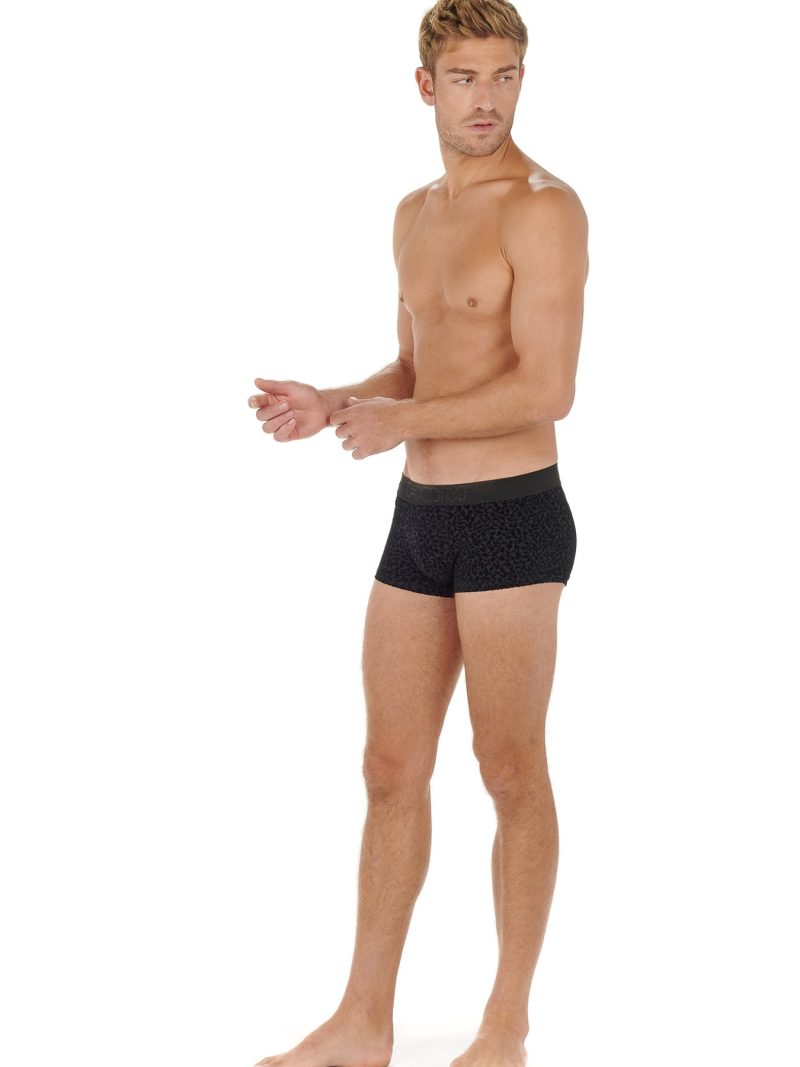 Les dessous Boxer noir 402647