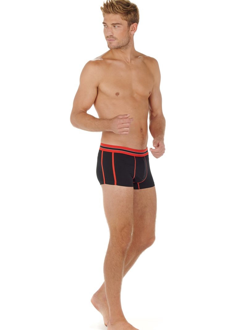 Les dessous Boxer noir 402654