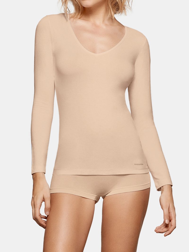 Lingerie Fine Top / Pull beige 8361898