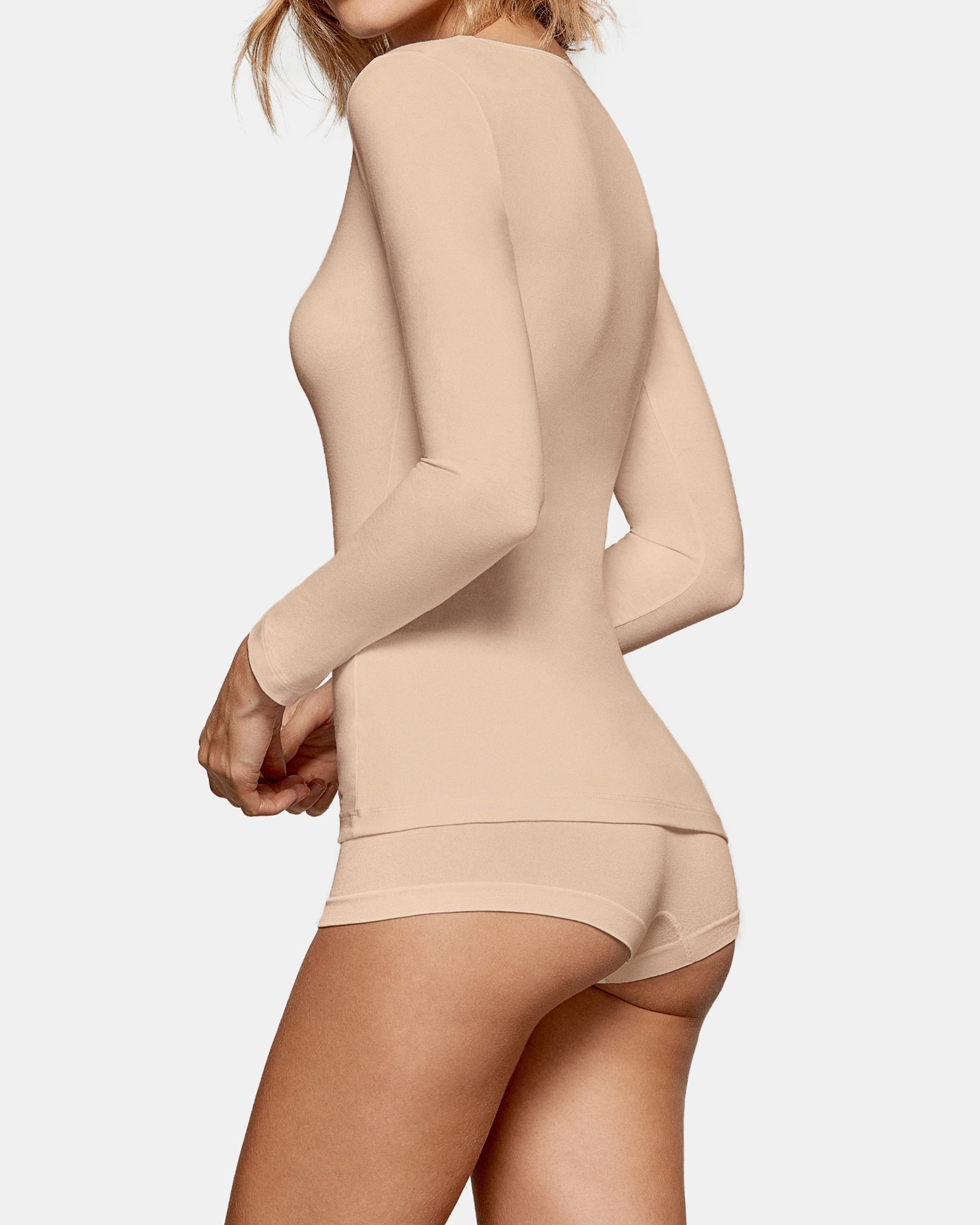 Lingerie Fine Top / Pull beige 8361898 – Image 2