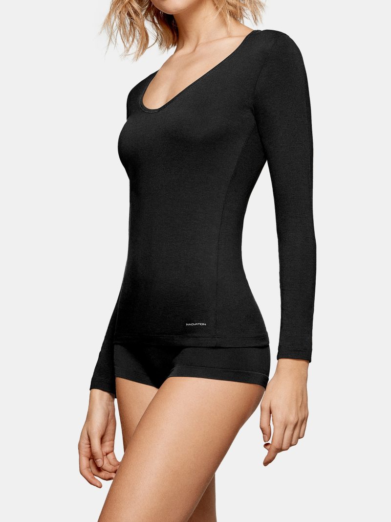 Lingerie Fine Top / Pull noir 8361898