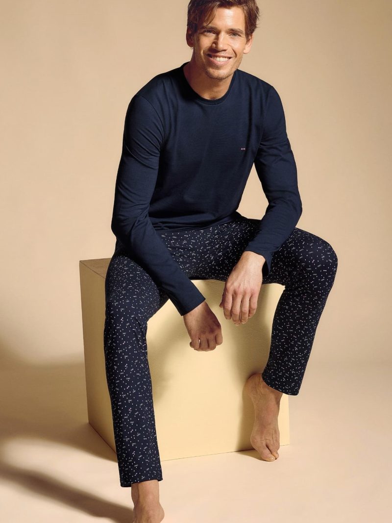 Nuit & Homewear Pyjama et Pyjacourt marine ep1551h56
