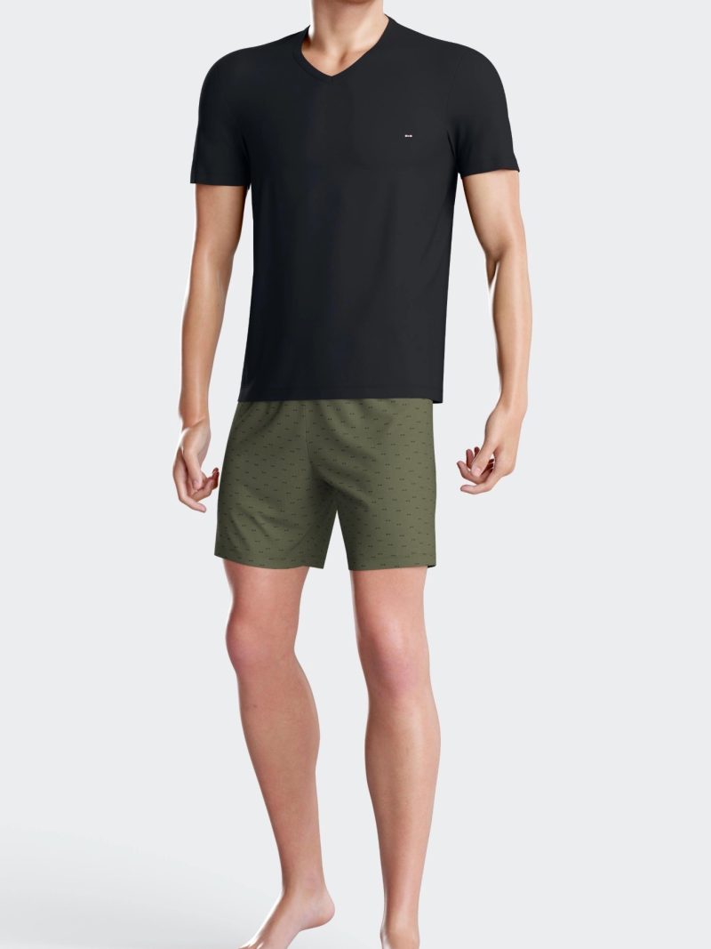 Nuit & Homewear Pyjama et Pyjacourt drayk kaki e526e76
