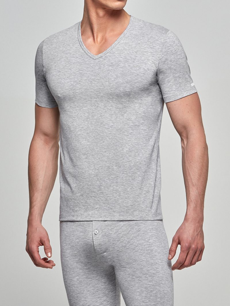 Nuit & Homewear Tee shirt gris 1351606