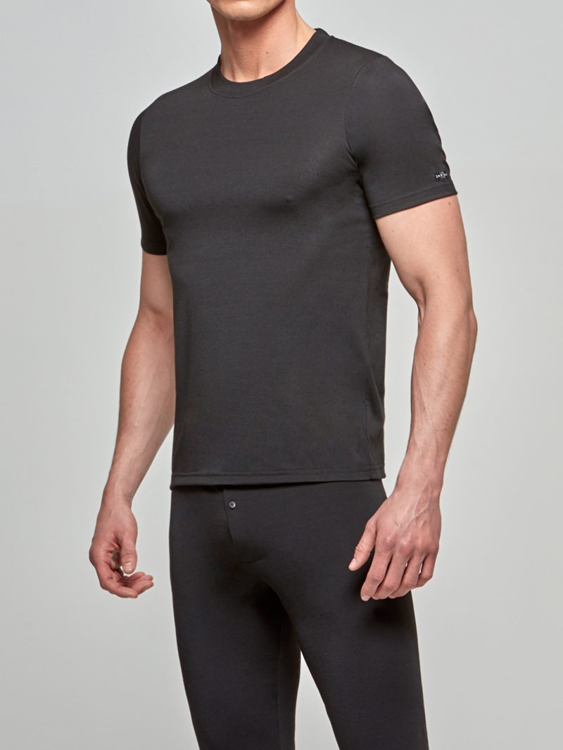 Nuit & Homewear Tee shirt noir 1353606