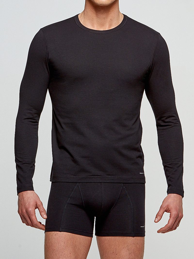 Nuit & Homewear Tee shirt noir 1368898