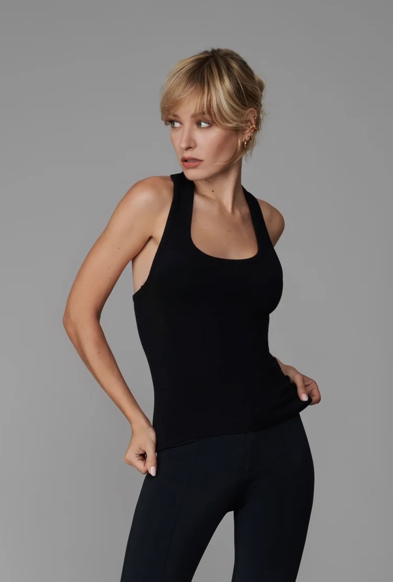 Lingerie Fine Top / Pull noir 561849