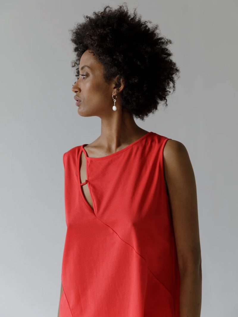 Lingerie Fine Top / Pull rouge 6777