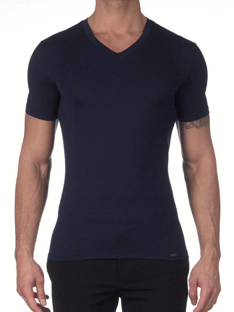 Nuit & Homewear Tee shirt bleu 1576