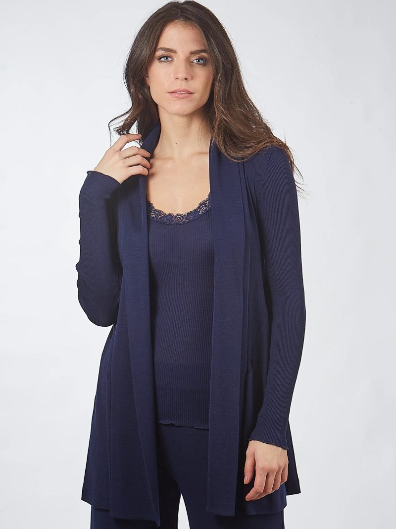 Nuit & Homewear Pull / Veste marine 3463