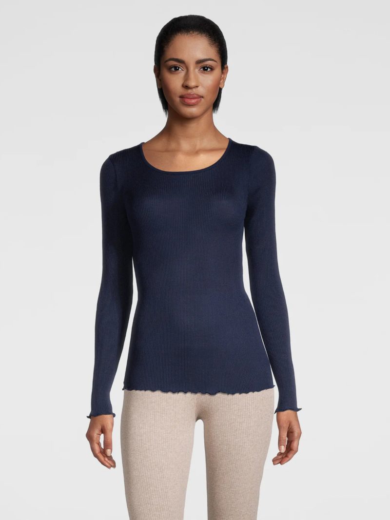 Lingerie Fine Top / Pull marine 9515