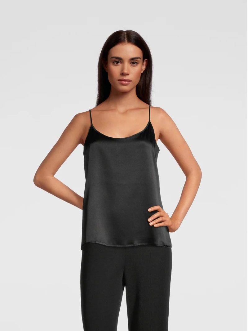 Lingerie Fine Top / Pull noir 10305