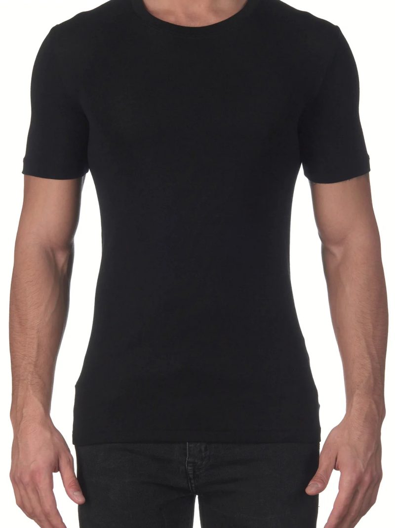 Nuit & Homewear Tee shirt noir 624