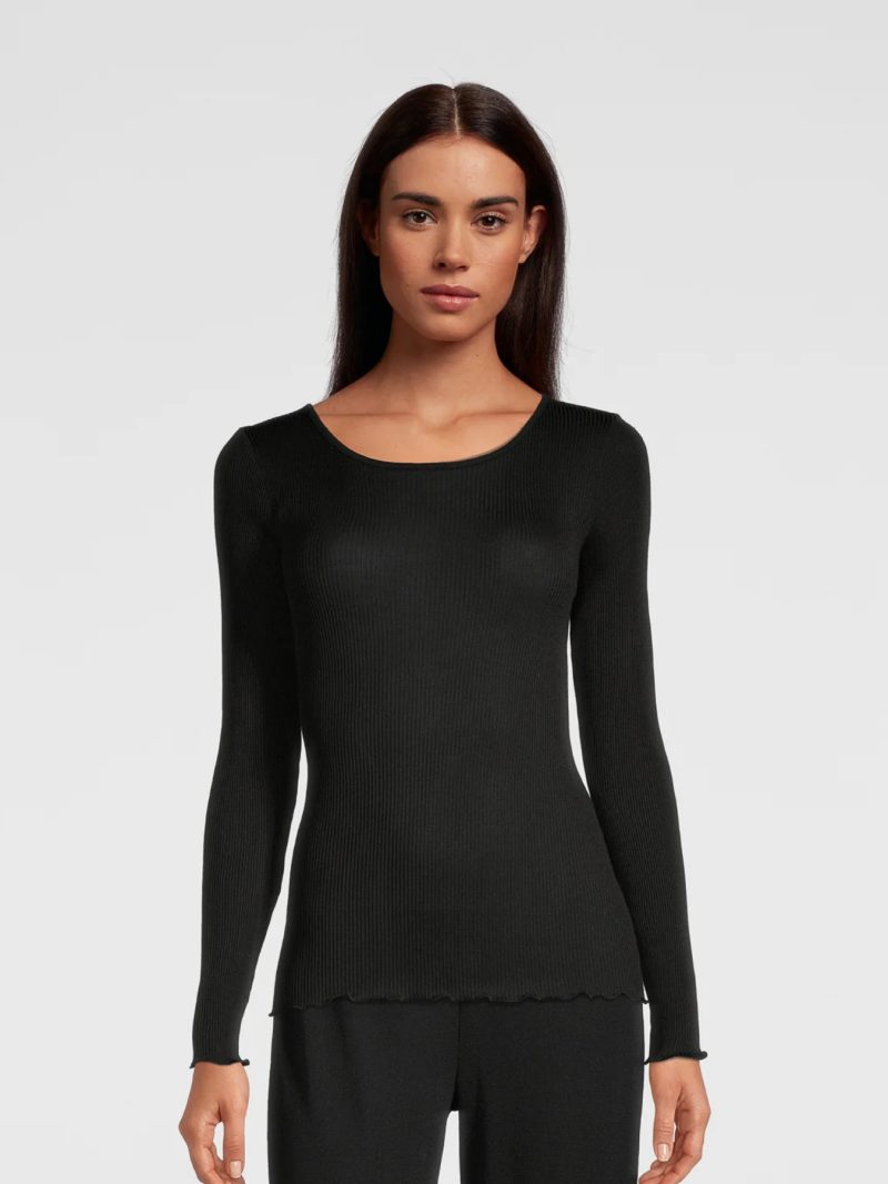 Lingerie Fine Top / Pull noir 9515