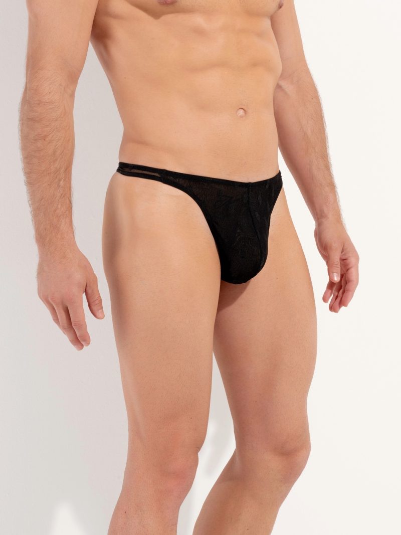 Les dessous String noir 402988
