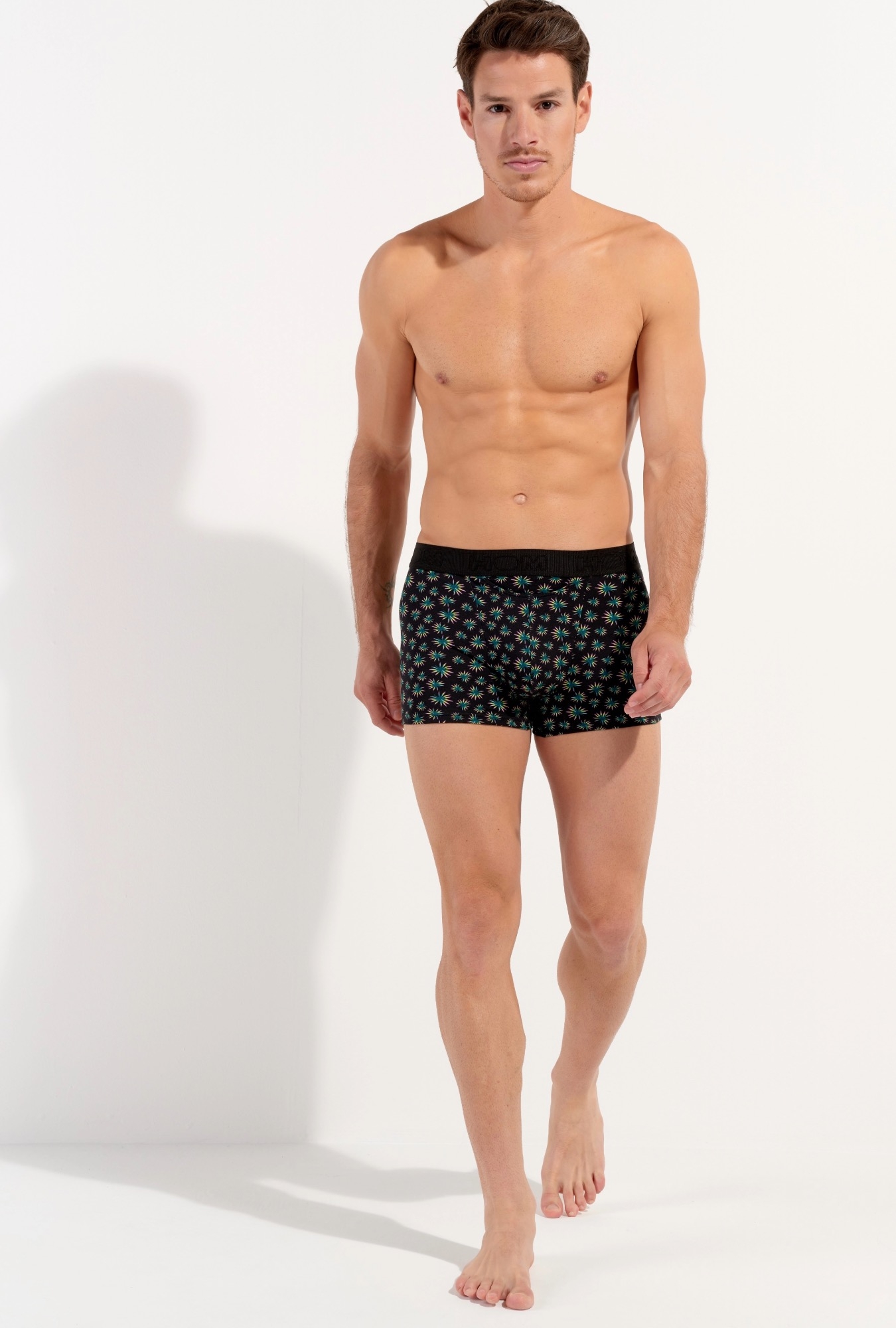 Les dessous Boxer noir imprimé 402974 – Image 3